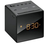 Sony ICF-C1B Cube FM/AM Clock Radio with LED Alarm - Black