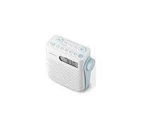 Sony ICFS80.CE7 Splash Proof Shower Radio with Speaker, White