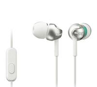 Sony In-ear Headphones with Mic In Line Remote for Hands Free Phone Calls, WHITE