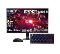 Sony INZONE M10 II 27“ OLED QHD PC Gaming Monitor + INZONE Keyboard (US) & INZONE Gaming-Mouse