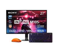 Sony INZONE M10S 27“ OLED QHD PC Gaming Monitor + INZONE Keyboard (US) & Fnatic Gaming-Mouse