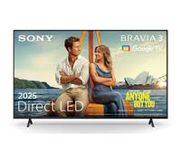 Sony K55S38B 55 Inch Bravia 3 LED 4K Ultra HD HDR Smart Google TV 2025