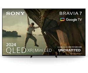 Sony K75XR70PU BRAVIA 7 75" QLED 4K Mini LED Smart TV, 4K Ultra HD, Black C
