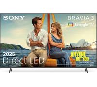 Sony K85S38BP 85 Inch Bravia 3 LED 4K Ultra HD HDR Smart Google TV 2025