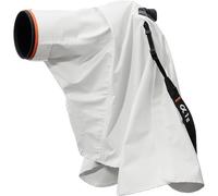 Sony LCR-EL Small Weatherproof Rain Cover for Camera & Lens, Breathable Material, Viewing Window, Quick Release, Rain Cover, White