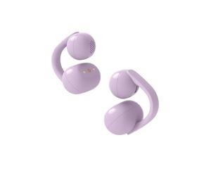 Sony LinkBuds Clip Open-Ear Headphones, Comfortable Clip-On Design, 3 Listening Modes & Rich Sound, IPX4, Clear Calls, 37H Battery, AI Voice Assist, Tap Control, iOS & Android - Lavender