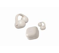 Sony LinkBuds Clip Open-Ear Headphones, Comfortable Clip-On Design, 3 Listening Modes & Rich Sound, IPX4, Clear Calls, 37H Battery, AI Voice Assist, Tap Control, iOS & Android - Greige