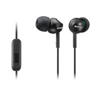 Sony MDR-EX110 Deep Base Wired In-Ear Headphones Black With Microphone