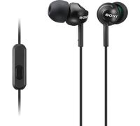 Sony MDR-EX110AP-B Ex Monitor in-Ear Headphones with Microphone (Black)