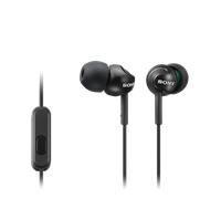 Sony Mdr-Ex110Ap Deep Bass Earphones With Smartphone Control And Mic - Metallic Black One Colour