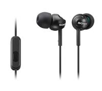 Sony Mdr-Ex110Ap Deep Bass Earphones With Smartphone Control And Mic - Metallic Black One Colour