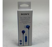 Sony MDR-EX15AP Earphones with Smartphone Mic and Control - Blue