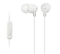 Sony MDR-EX15AP Earphones with Smartphone Mic and Control - White