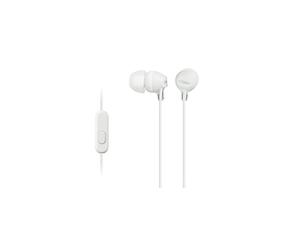 Sony MDR-EX15APWZ(CE7) Earphones with Smartphone Mic and Control - White