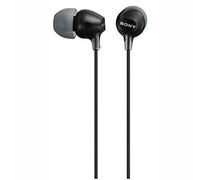 Sony MDR-EX15LP Wired In-Ear Headphones, Black (without microphone)
