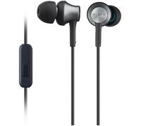 Sony MDR-EX650AP Brass Housing In-Ear Headphones with Mic - Black / Brown