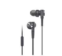 Sony MDR-XB55AP Black Extra Bass Wired In-Ear Earbuds with Mic Remote