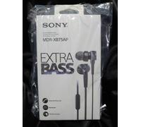 SONY Sealed Type Inner Ear Receiver MDR-XB75AP B (BLACK)【Japan Domestic genuine products】