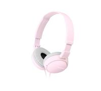 Sony MDR-ZX110 Wired Overhead Headphones, Neodymium Dynamic Drivers, Swivel Fold Design - Pink