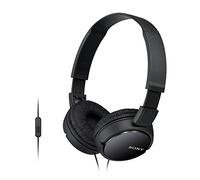 Sony MDR-ZX110AP Overhead Headphones with In-Line Control - Black