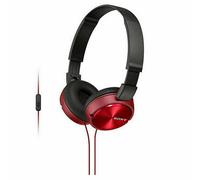 Sony MDR-ZX310 On-Ear Foldable Lightweight DJ Style Over-Head Headphones Red NEW