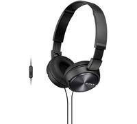 Sony MDR-ZX310AP Headphones & Headsets, Headset black, Headset, Head-band, Black, Binaural, 1.2 m, Wired