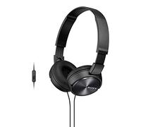 SONY MDRZX310 ON-EAR WIRED HEADPHONES WITH MIC - BLACK RED WHITE - MDR-ZX310AP
