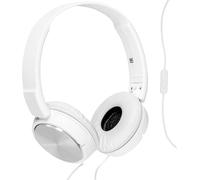 Sony MDR-ZX310AP On-Ear Overhead Wired Headphones with Microphone, Swivel Fold, 3.5mm Headphone Jack - Metallic White