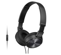 Sony MDR-ZX310AP Wired On-Ear Headphones with Microphone - Black