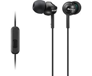 Sony MDREX110AP/B In-Ear Binaural Wired Black Mobile Headset Mobile Headset (Binaural, In-Ear, Black, Universal, Wired, 1.2 m)