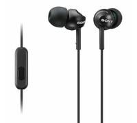 Sony Mdr-Ex110Ap Deep Bass Earphones With Smartphone Control And Mic - Metallic Black One Colour