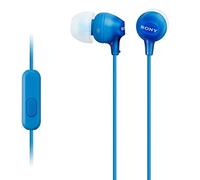Sony MDR-EX15AP Earphones with Smartphone Mic and Control - Blue