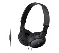 Sony MDR-ZX110AP On-Ear Headphones with Mic/Remote - Black, New