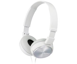 Sony MDRZX310W.AE Foldable Headphones - Metallic White