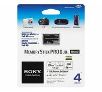 Sony Memory Stick 4GB PRO Duo Mark 2 Camera Camcorder Flash Card 4 GB G MS-MT4G