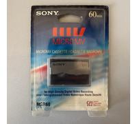 SONY MGR60 MicroMV 60 Min. Cassette Tape f/ High-Density Digital Video Recording