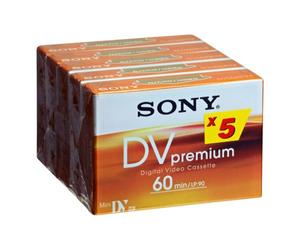 Sony MINI DV CAMERA TAPE 60MIN, 5DVM60PR4
