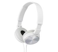 Sony On-Ear Headphones Wired Stereo Earphones Fold-able - MDR-ZX310 White