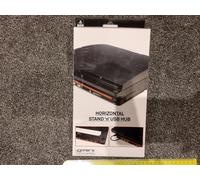 SONY PLAYSTATION 3 PS3 SLIM OFFICIAL HORIZONTAL CONSOLE STAND USB POWER HUB NEW