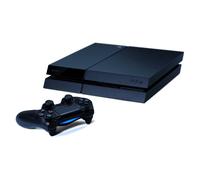 Sony PlayStation 4 (PS4) - 1TB - Jet Black Console, Controller & Wires - Good