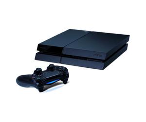 Sony PlayStation 4 (PS4) - 1TB - Jet Black Console, Controller & Wires - Good