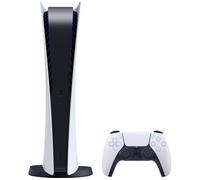 Sony, PlayStation 5 Digital Edition, PS5 avec 1 Manette Sans Fil DualSense, Couleur : Blanche