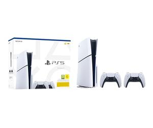 Sony, PlayStation 5 Édition Standard, PS5 avec 2 Manettes Sans Fil DualSense, Couleur : Blanche