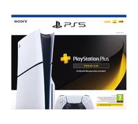 Sony PlayStation 5 (PS5) Slim Disc Console with 24-Month PS Plus Premium Subscription, New