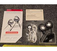SONY PLAYSTATION PSP OFFICIAL STEREO HEADSET EARPHONE NEW PSP-270 Remote Control