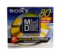 Sony Premium Gold MiniDisc MD 80 - Shock Absorbing Mechanism (MDW-80D)