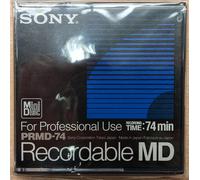 Sony PRMD-74 Recordable MD (MiniDisc) - For Professional Use (74 min)