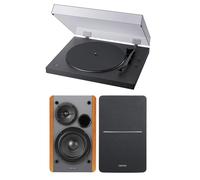 Sony PS-LX310BT Bluetooth Turntable and Edifier R1280Ts Active Bookshelf Speakers Pair