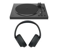 Sony PS-LX3BT Wireless Bluetooth Turntable with WH-CH720N Wireless Noise Cancelling Headphones - Black