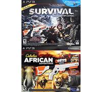 Sony PS3 Cabela's DOUBLE GUN BUNDLE Shadows of Katmai + African Adventures Games for Playstation 3